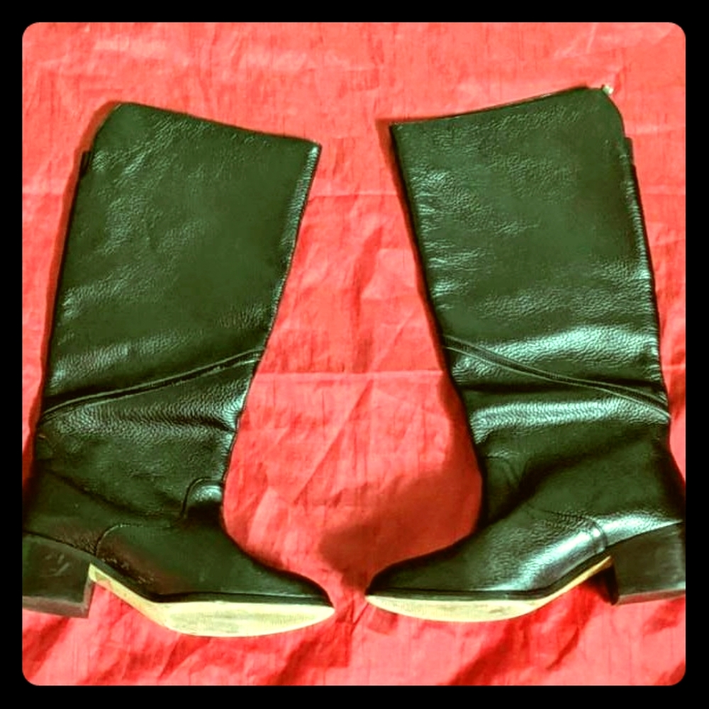 Western Leather Dance Boots